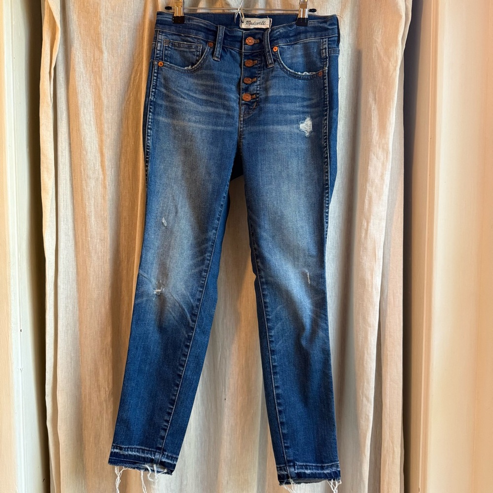 Madewell high rise skinny jeans